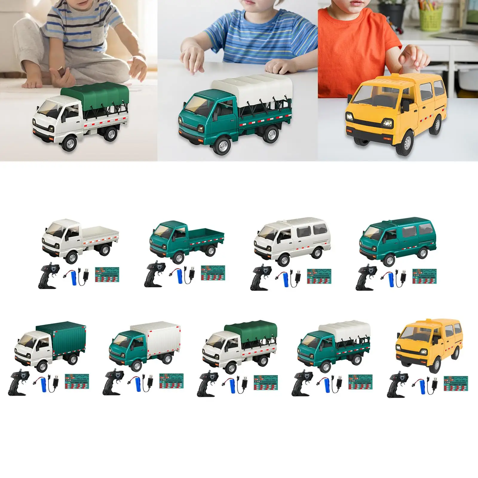 RC Car 1/16 Toy Car Lightweight Remote Control Vehicle RC Model Car Model Vehicle for Gift Childrens Day Adults Kids Boys