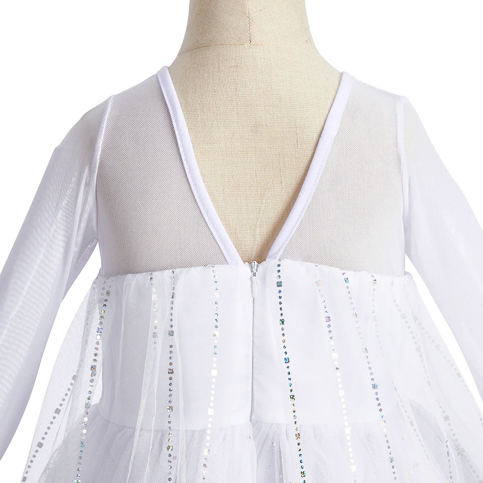 Vestidos de Cosplay de Elsa para niñas, disfraz de princesa de Carnaval de Halloween para niños, ropa de fiesta de cumpleaños y Navidad de Reina de la nieve - imagen 5