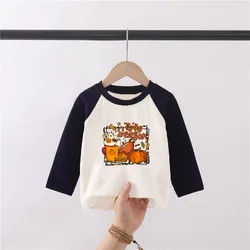 Camiseta de béisbol retro de algodón para niño