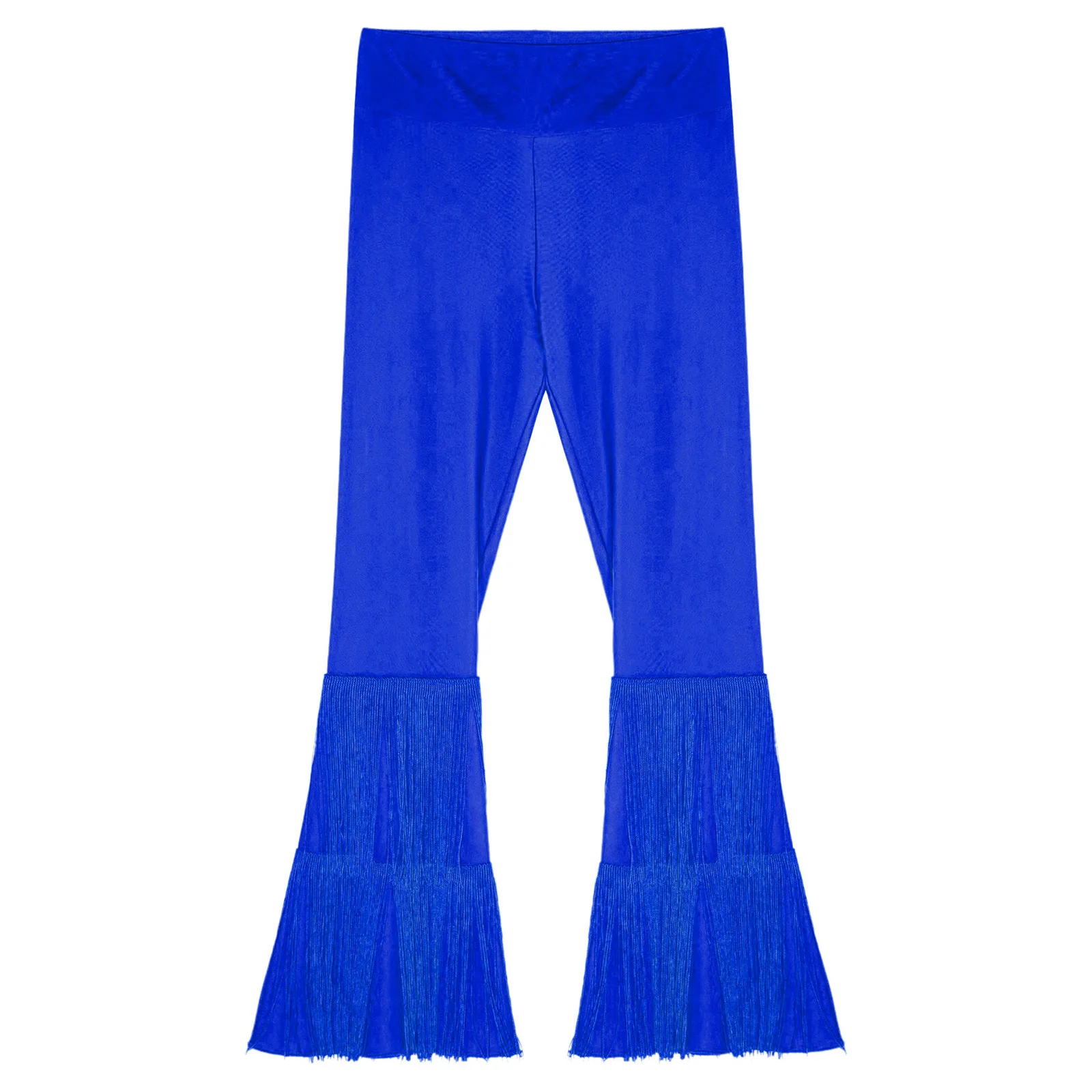 Pantalones de baile infantil acampanados con flecos Tango ChaCha Rumba - imagen 5