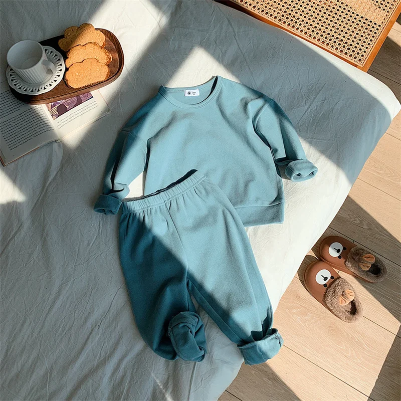 Conjunto ropa infantil 2-8 años primavera otoño suéter pantalón piezas - imagen 5