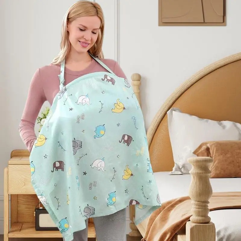 Fundas de lactancia para mujer, funda de lactancia suave con aro, suministros de lactancia, accesorios de asiento de coche de seguridad para niños para bebé - imagen 4