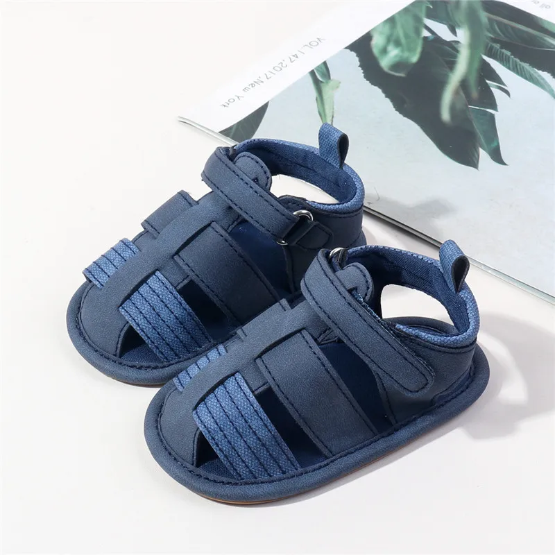 Zapatos de bebé transpirables a la moda, sandalias para niños, nuevas zapatillas de verano con suela de goma suave antideslizantes para niños pequeños, zapatos informales para caminar al aire libre - imagen 2