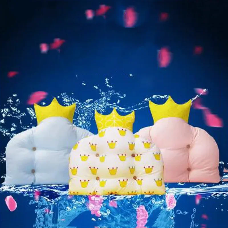 Cojín grueso anticolisión para cabecera de bebé, ropa de cama para niños, parachoques en forma de corona, cojín de cama suave y agradable para la piel para bebé - imagen 5