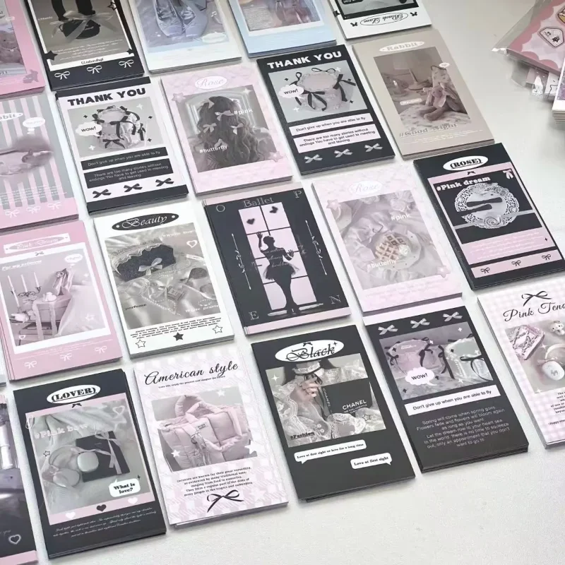100 Uds pegatinas de sellado de Ballet de aspecto alto mezclado Ins chica corazón embalaje cuenta tarjeta pegatina decoración de caja de avión - imagen 3