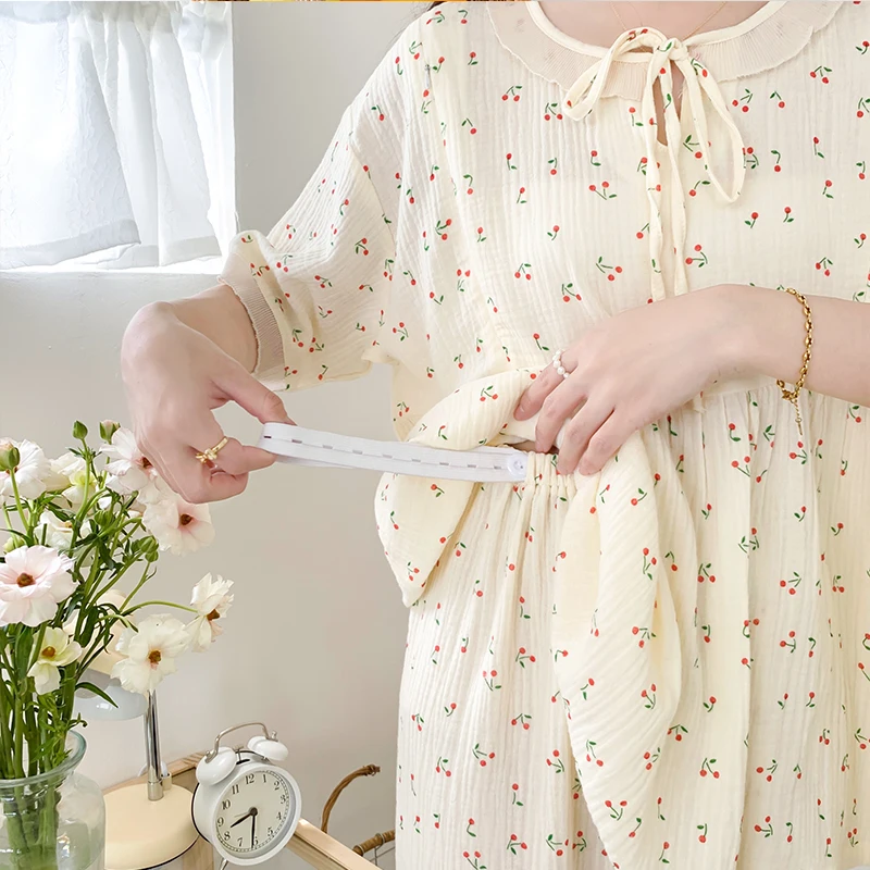 Pijama gasa para amamantar - Cómoda verano embarazadas - imagen 4