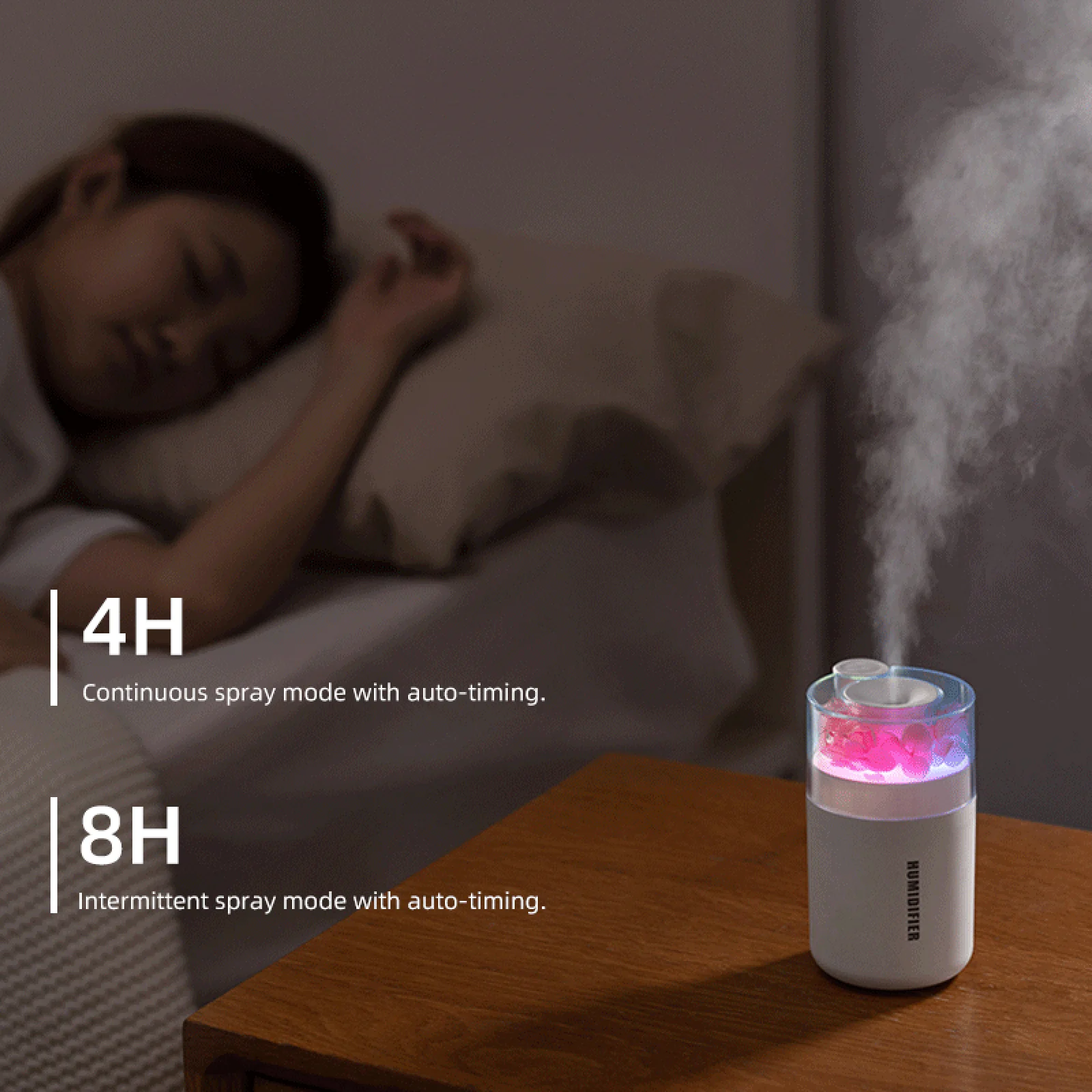 Nuevo Mini humidificador de aire de 180ML, difusor de Aroma USB, purificador de aceites esenciales, generador de niebla de aromaterapia, luces de colores para el hogar del coche - imagen 3