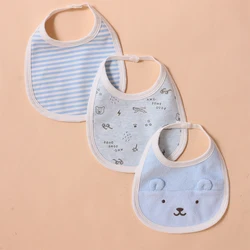 Babero impermeable de algodón para recién nacido – Toalla de saliva