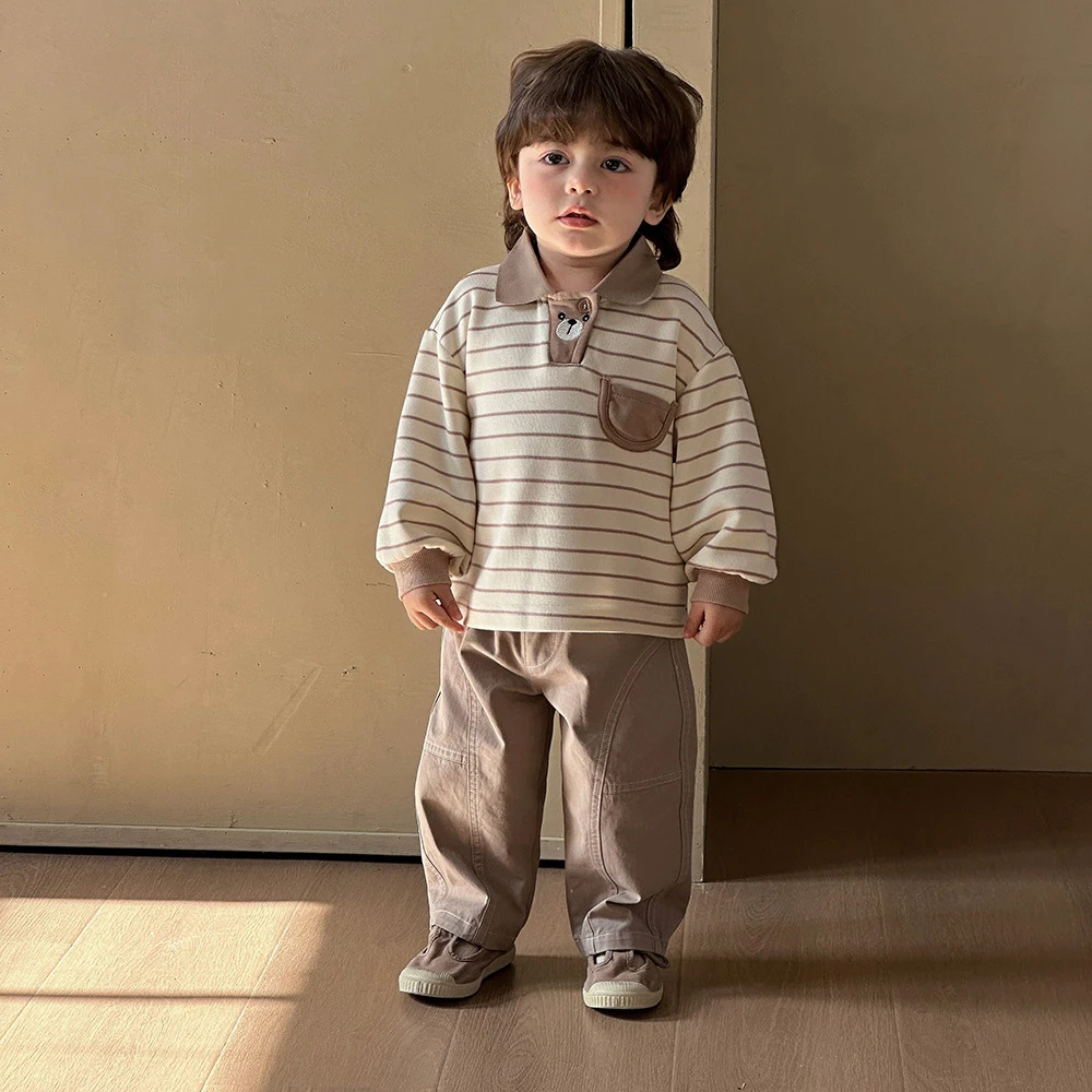 Pantalons sarouel de Style coréen pour enfants, sarouel pour garçons et filles, amples en coton, à la mode, nouvelle collection printemps 2026 - imagen 2