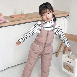 Mono pantalón de invierno tipo mochila – Algodón grueso para niños