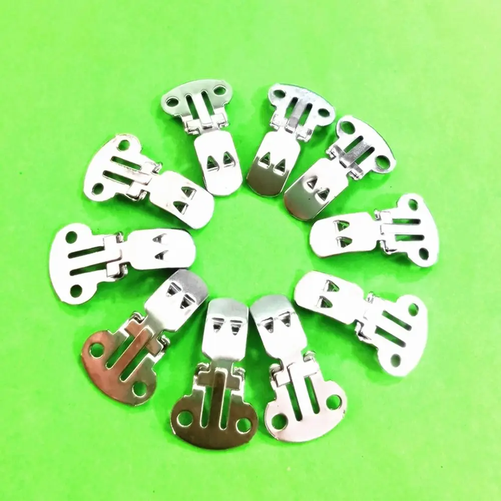 20 unids/lote, accesorios para zapatos artesanales de acero inoxidable, abrazadera para zapatos, Clips de flores, soporte para zapatos, hebillas para zapatos - imagen 4