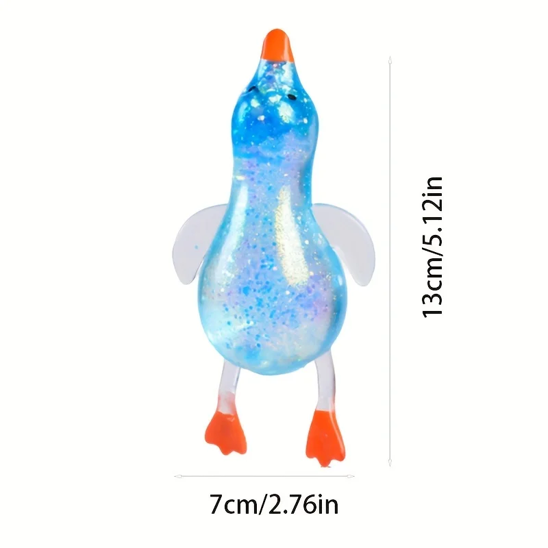 Pato de peluche elástico antiestrés – Juguete infantil y regalo - imagen 4