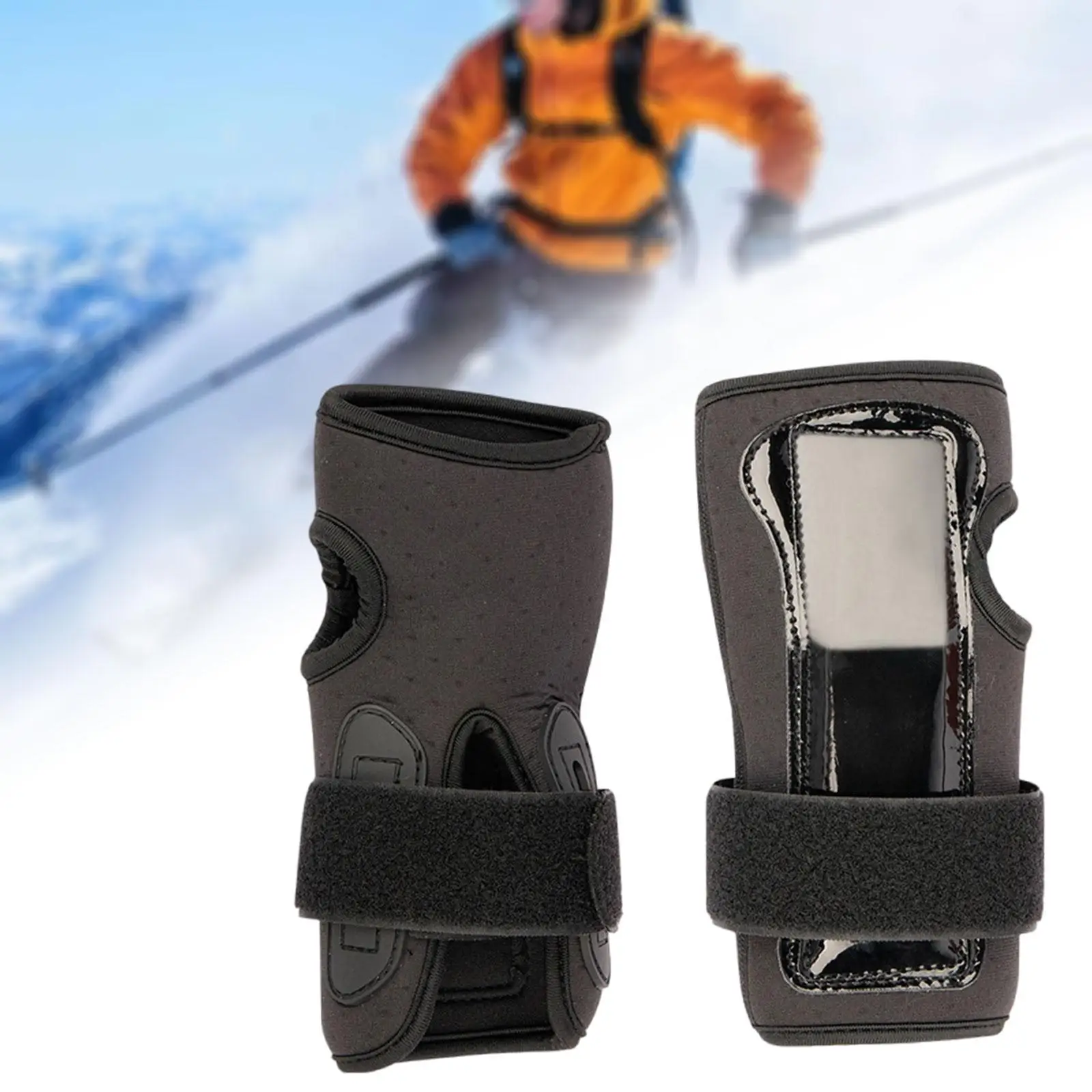 Muñequeras snowboard infantil con soporte y protección antiimpactos - imagen 2