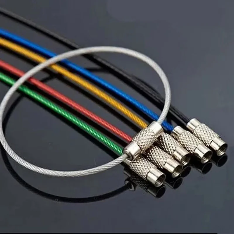 TMZ Llaveros de acero inoxidable multicolor para niños resistentes - imagen 3