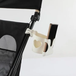 M76C cochecitos bebé multifunción soporte para teléfono portavasos estante 2 en 1 organizador diseño soporte montaje