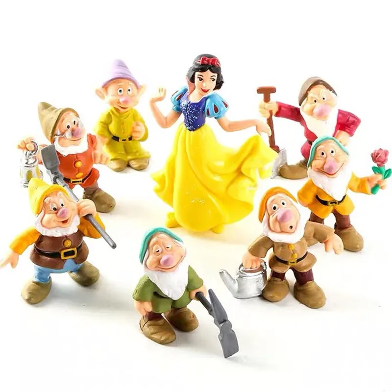 Set completo de figuras de Blancanieves