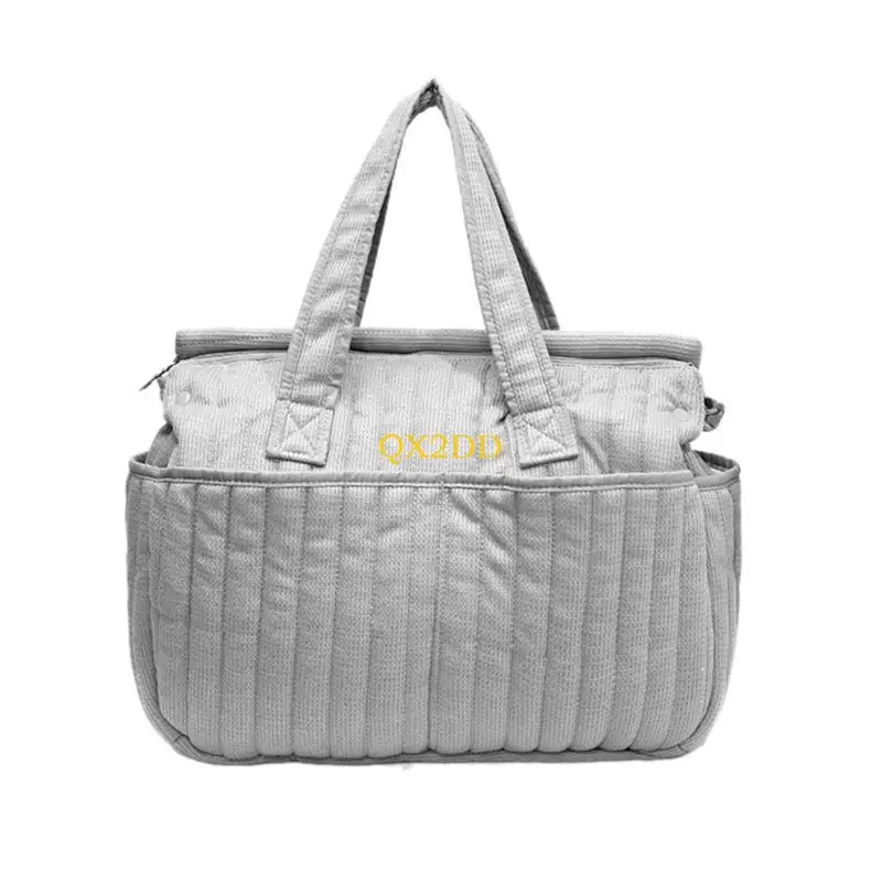 QX2D Bolso ligero para mamá para organizar productos bebé, bolsa almacenamiento para cochecitos viaje para excursiones - imagen 4