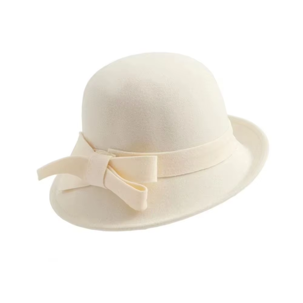 Sombrero de fieltro de lana para niños – Fedora elegante - imagen 2