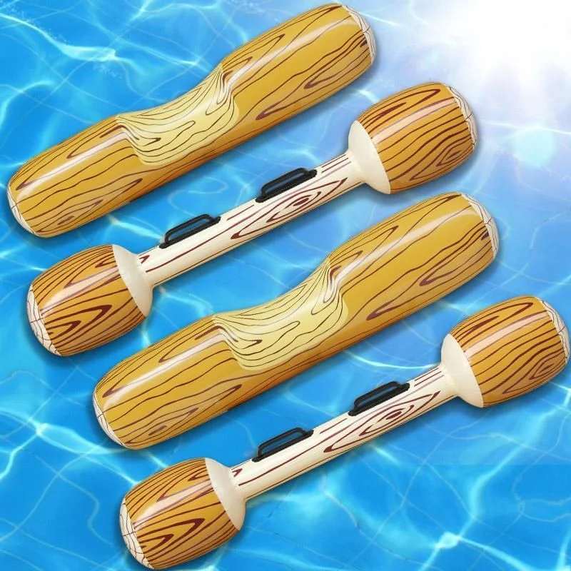 Flotadores inflables para piscina de 4 piezas, balsas de piscina para 2 jugadores, juguetes flotantes para fiesta en la piscina de verano para niños y adultos - imagen 4
