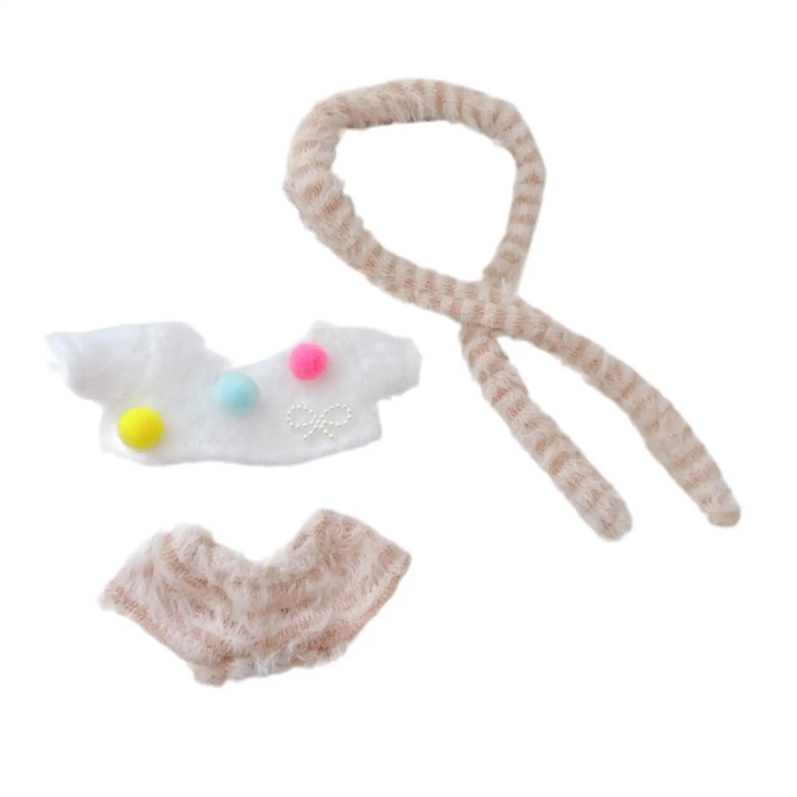 17cm Doll Clothes Doll Accessories Soft Dress up Your Own Doll Trendy Stylish Decorative Photo Props Outifit for 6.69inch Doll