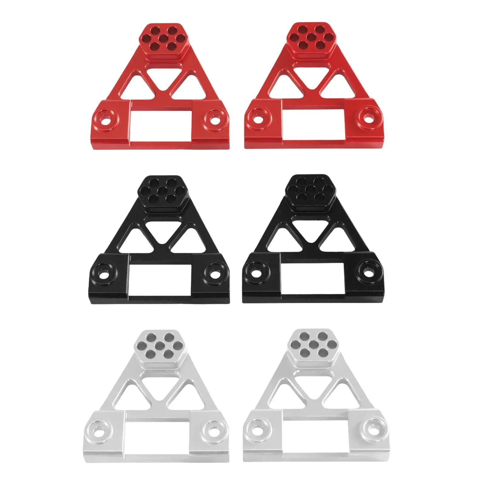 Aluminum Alloy Rear Shock Towers Easy Installation Heavy Duty Lightweight Shock Absorber Mounts for 1/12 H12Y Remote Control Car