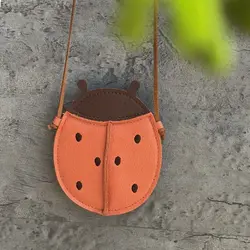 Bolso cruzado infantil con mariquita y pera – Dibujos animados