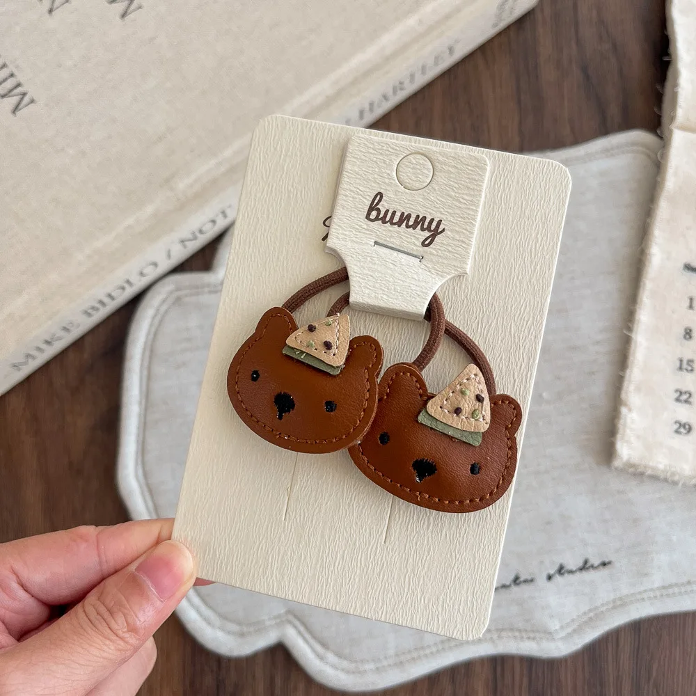 Diadema infantil con conejitos y setas – Banda de pelo para bebés - imagen 4