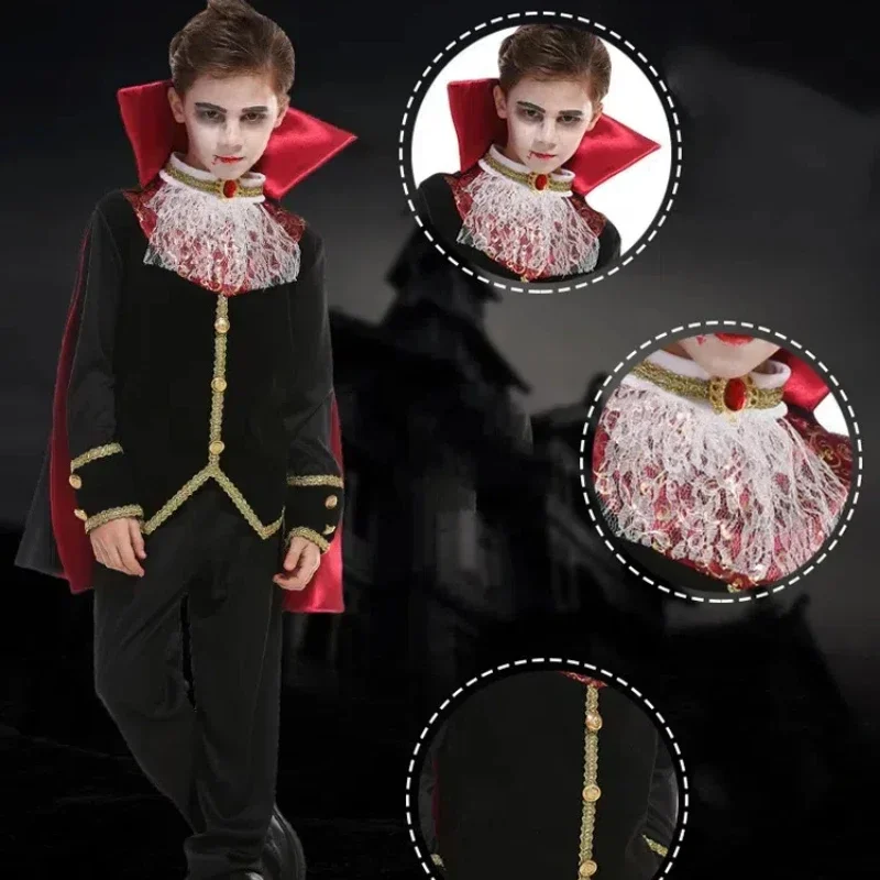 Disfraces infantiles de Halloween con capa de manga larga - imagen 4