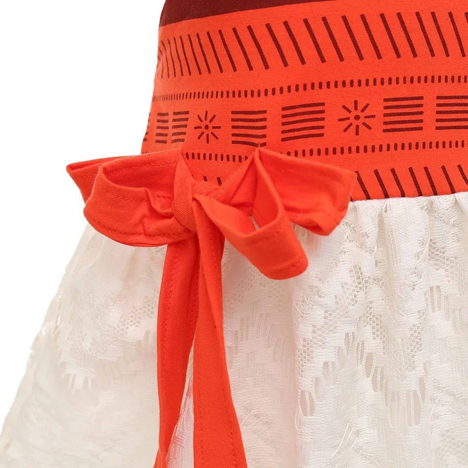 Disfraz de Moana para niña, vestido de princesa con Espalda descubierta, ropa de Cosplay para carnaval, Halloween y Navidad, 1-5T - imagen 4