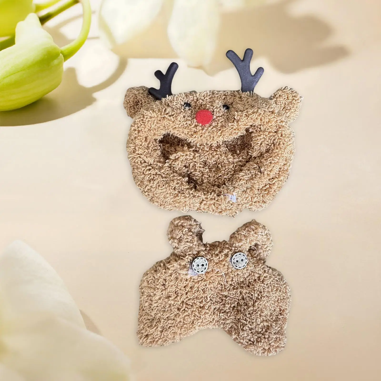 Plush Doll Playsuit for Kids Model Accessories Birthday Gifts Hands on Coordination Pendant Doll Costumes Dress up for 17cm Doll