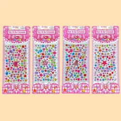 Pegatinas acrílicas con efecto cristal para niños – Piedras diamante