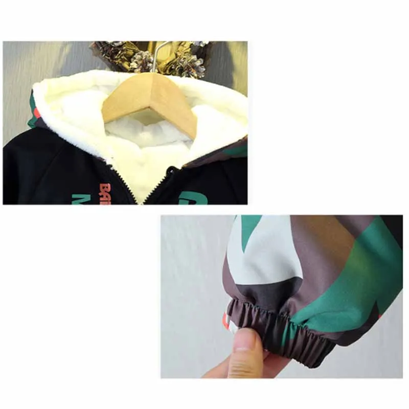 Chaqueta acolchada infantil con capucha – Abrigo de invierno para niños - imagen 4