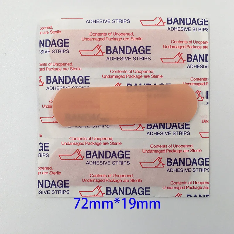 50 unids/set vendaje para heridas tirita para parche de primeros auxilios yesos para el cuidado de la piel de emergencia vendajes adhesivos transpirables Woundplast - imagen 5