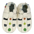 sandals dots cream