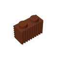 100 pcs brown