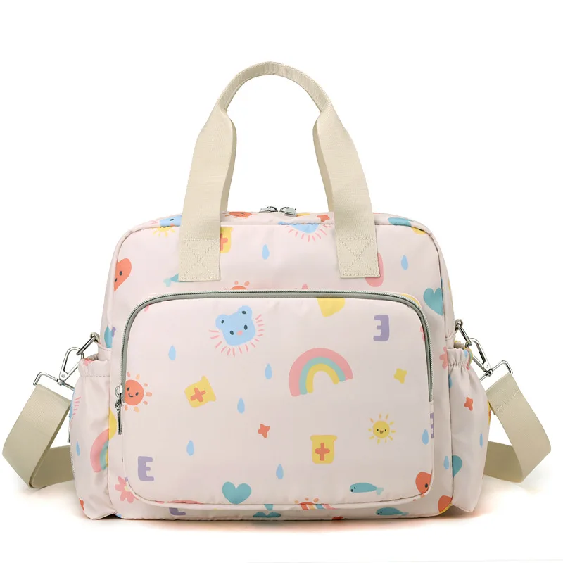 Bolsa de pañales amplia, organizador multifunción para mamás