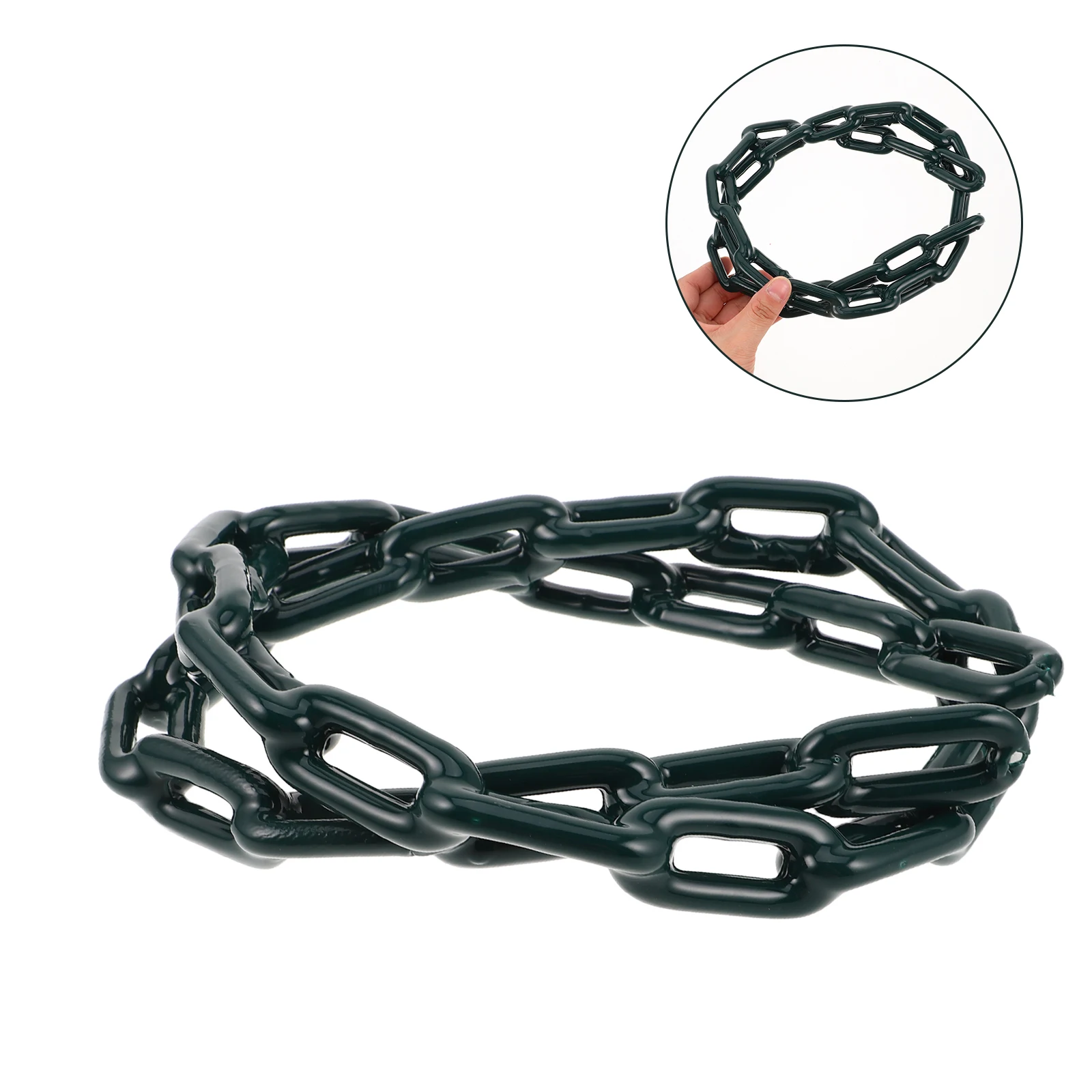 Cadena de columpio de hierro resistente, cadena ajustable de 1M para asiento de columpio para niños pequeños, accesorios de repuesto para parque infantil al aire libre