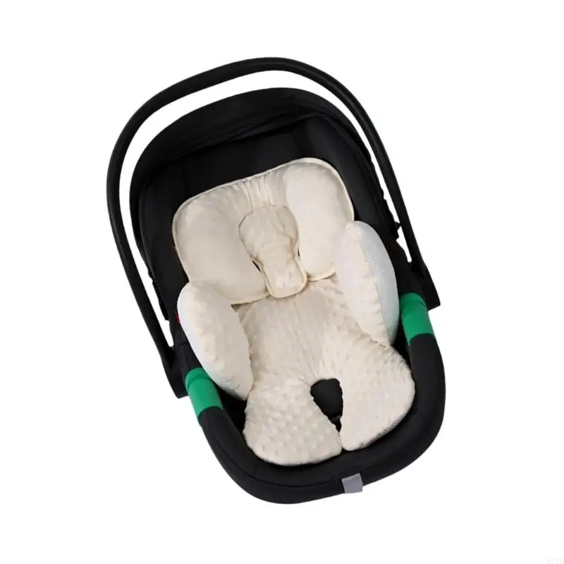 Inserto cojín del asiento del automóvil D7YD Proporcione soporte para cabeza y cuerpo para los cochecitos y almohada - imagen 5