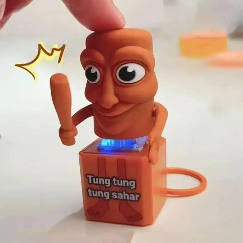 Tung Tung Sahur Juguete sensorial con animales, luz y sonido - imagen 3