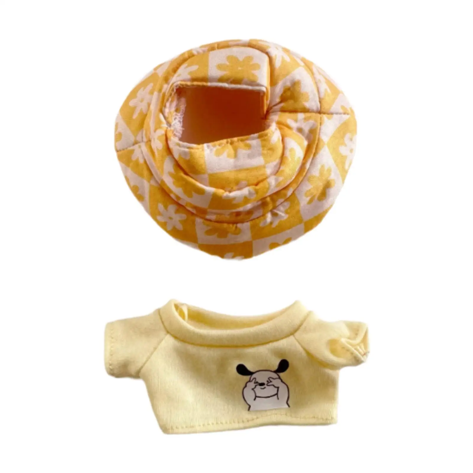 Ropa para muñecas, disfraces con sombrero, accesorios suaves para fotos, ropa bonita para muñecas DIY para muñecas de 15cm/17cm - imagen 2