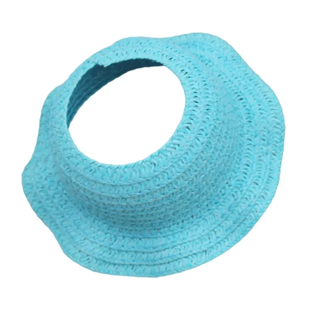 Moda para 17CM Labubu para sombrero Labubu hecho a mano reemplazo sombrero de pescador tejido DIY Mini muñeca accesorios de ropa - imagen 5