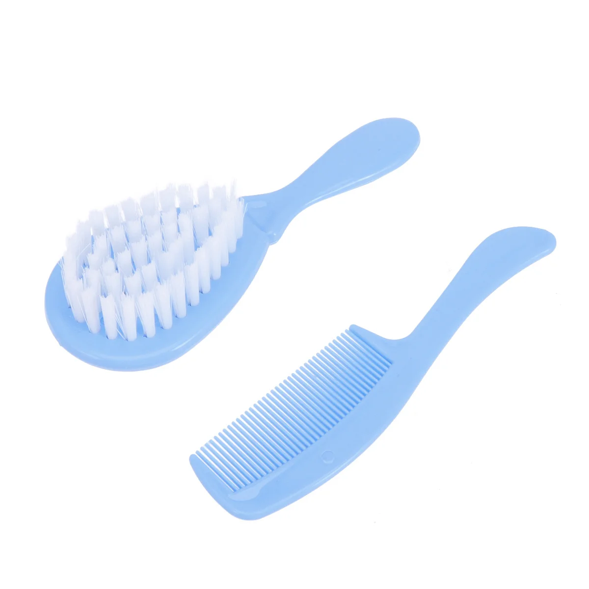 Peine para lavar el cabello de bebé, cepillo de aseo, Kit para recién nacido, uñas infantiles, rosa, antiestático, duradero, suave, diseño de diente Circular, promoción - imagen 4