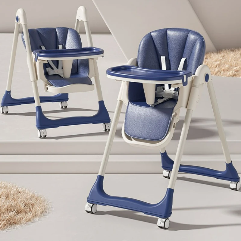 Silla de comedor multifuncional para niños, puede sentarse o acostarse, varios niveles, silla de comedor suave ajustable para bebé, venta al por mayor