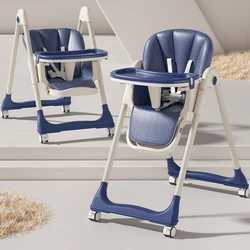 Silla de comedor multifuncional para niños, puede sentarse o acostarse, varios niveles, silla de comedor suave ajustable para bebé, venta al por mayor