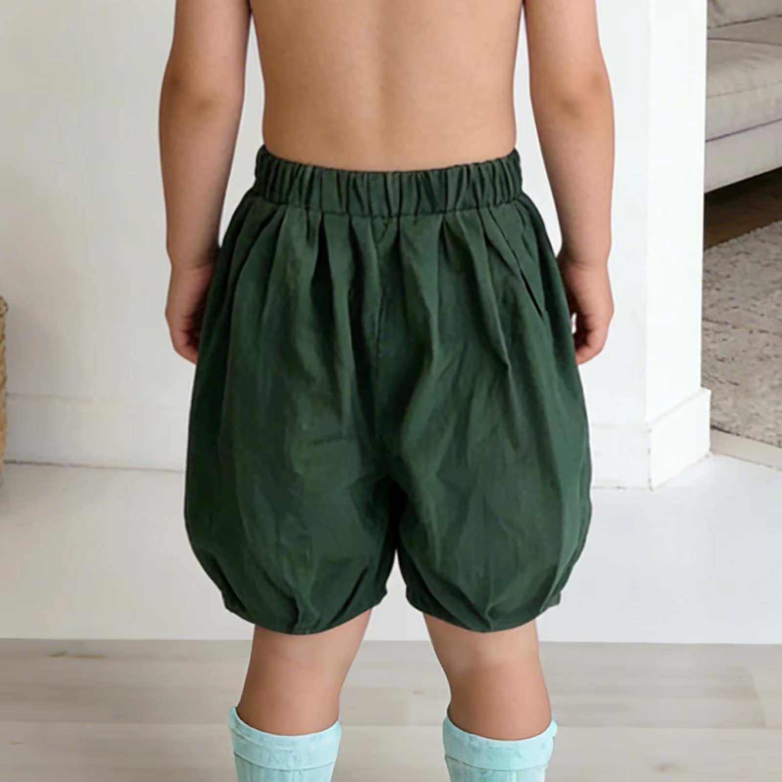 Pantalones bombachos de algodón para bebé – Estilo medieval - imagen 5