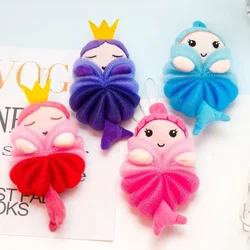 Bola de baño para bebé unicornio sirena – Esponja suave piel