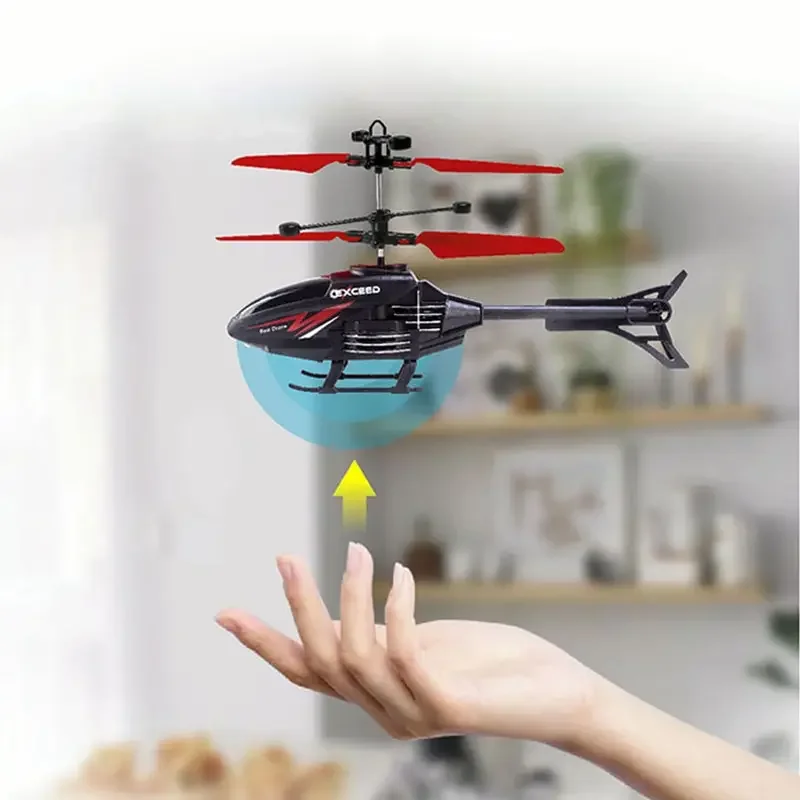 Avión teledirigido levitación por inducción para niños con luces - imagen 2
