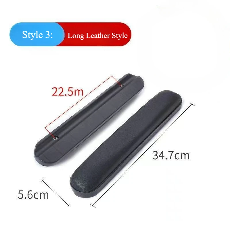 Babyfond Reposabrazos universales para silla de ruedas Plástico ABS, cuero y esponja Reposabrazos impermeables, resistentes al desgaste y fáciles de limpiar - imagen 2