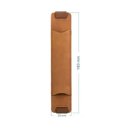 Estuche escolar infantil de cuero elástico con diseño retro clásico