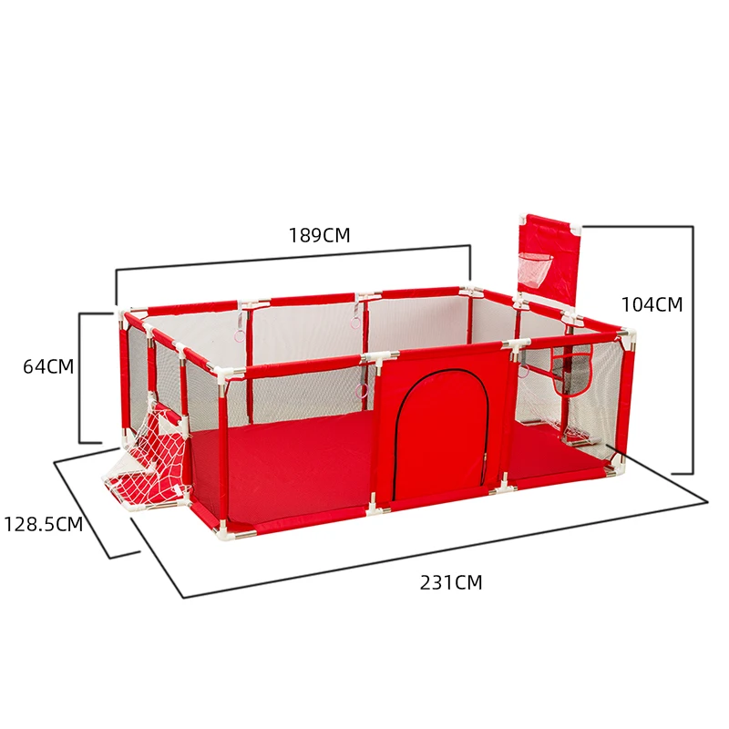 Red 2 Soccer Door